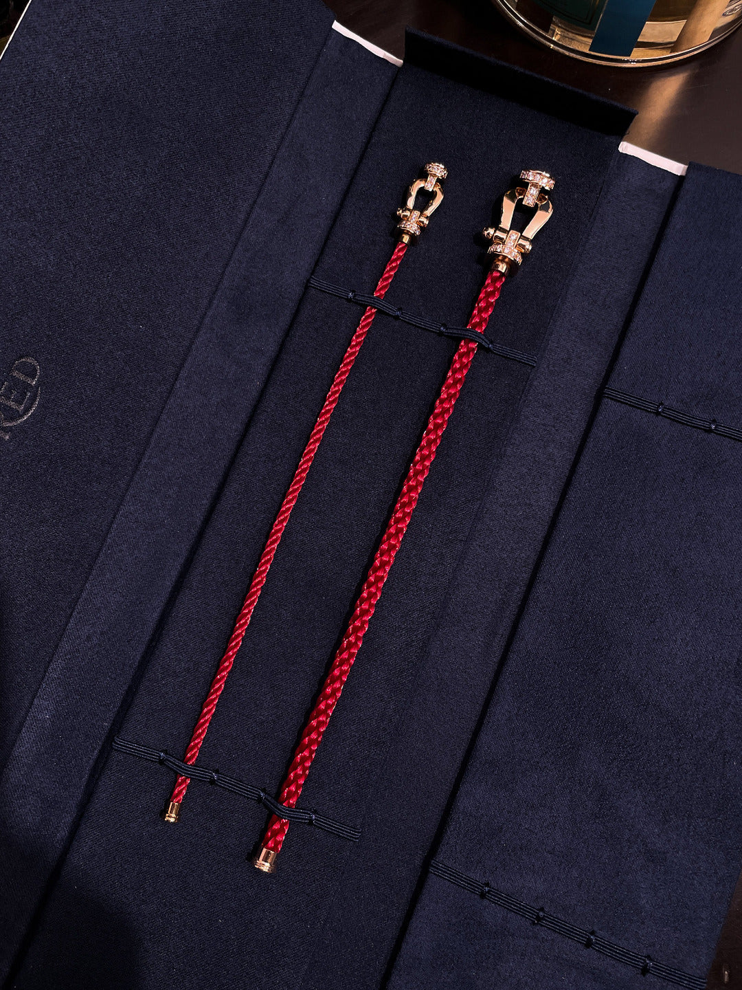 [Clover]FORCE 10 HALF DIAMOND PINK GOLD RED CORDERI LARGE AND MEDIUM MODEL