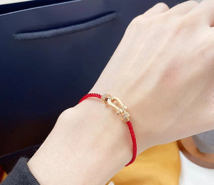 [Clover]FORCE 10 HALF DIAMOND PINK GOLD RED CORDERI LARGE AND MEDIUM MODEL