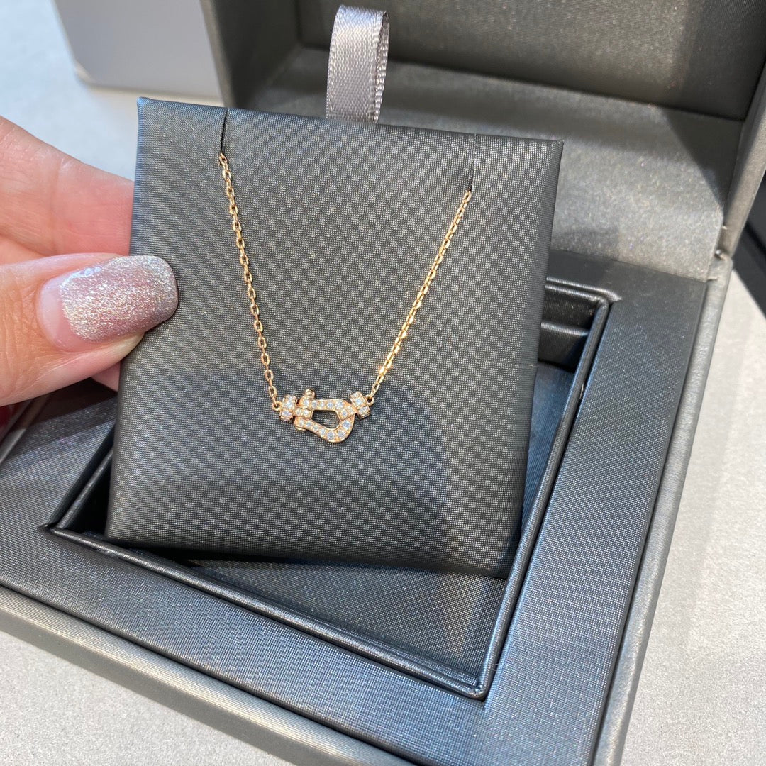 [Clover]FORCE 10 DIAMOND PINK GOLD NECKLACE MINI MODEL