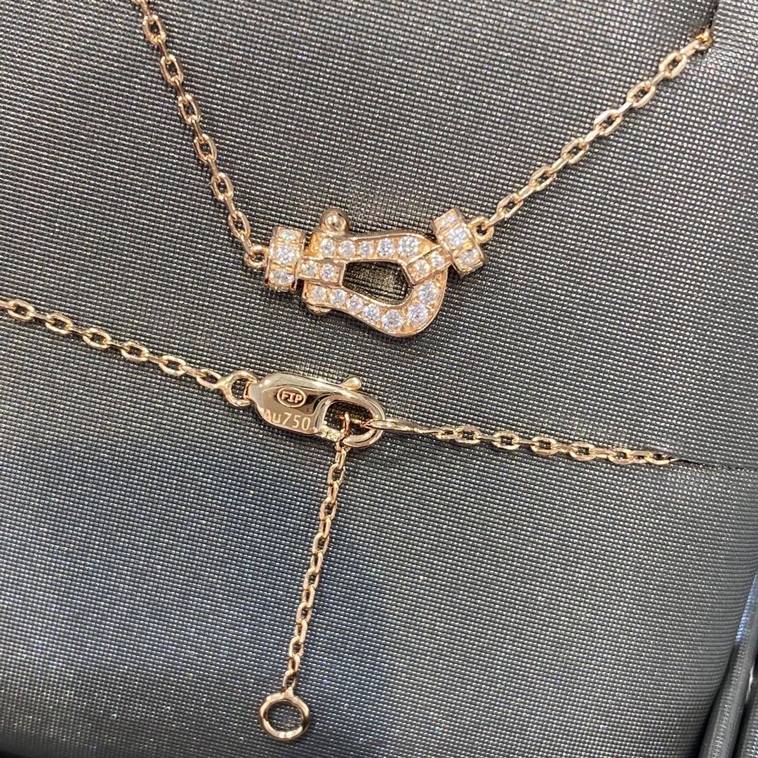 [Clover]FORCE 10 DIAMOND PINK GOLD NECKLACE MINI MODEL