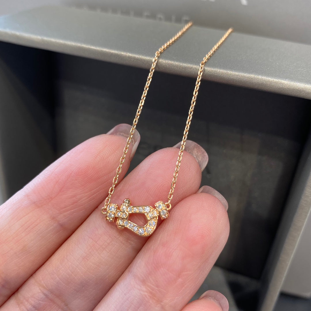 [Clover]FORCE 10 DIAMOND PINK GOLD NECKLACE MINI MODEL