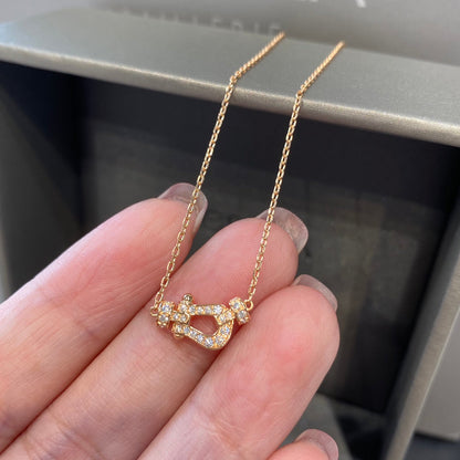 [Clover]FORCE 10 DIAMOND PINK GOLD NECKLACE MINI MODEL