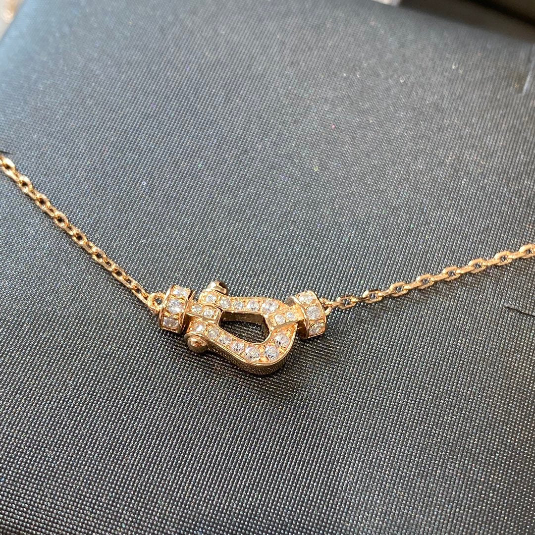 [Clover]FORCE 10 DIAMOND PINK GOLD NECKLACE MINI MODEL