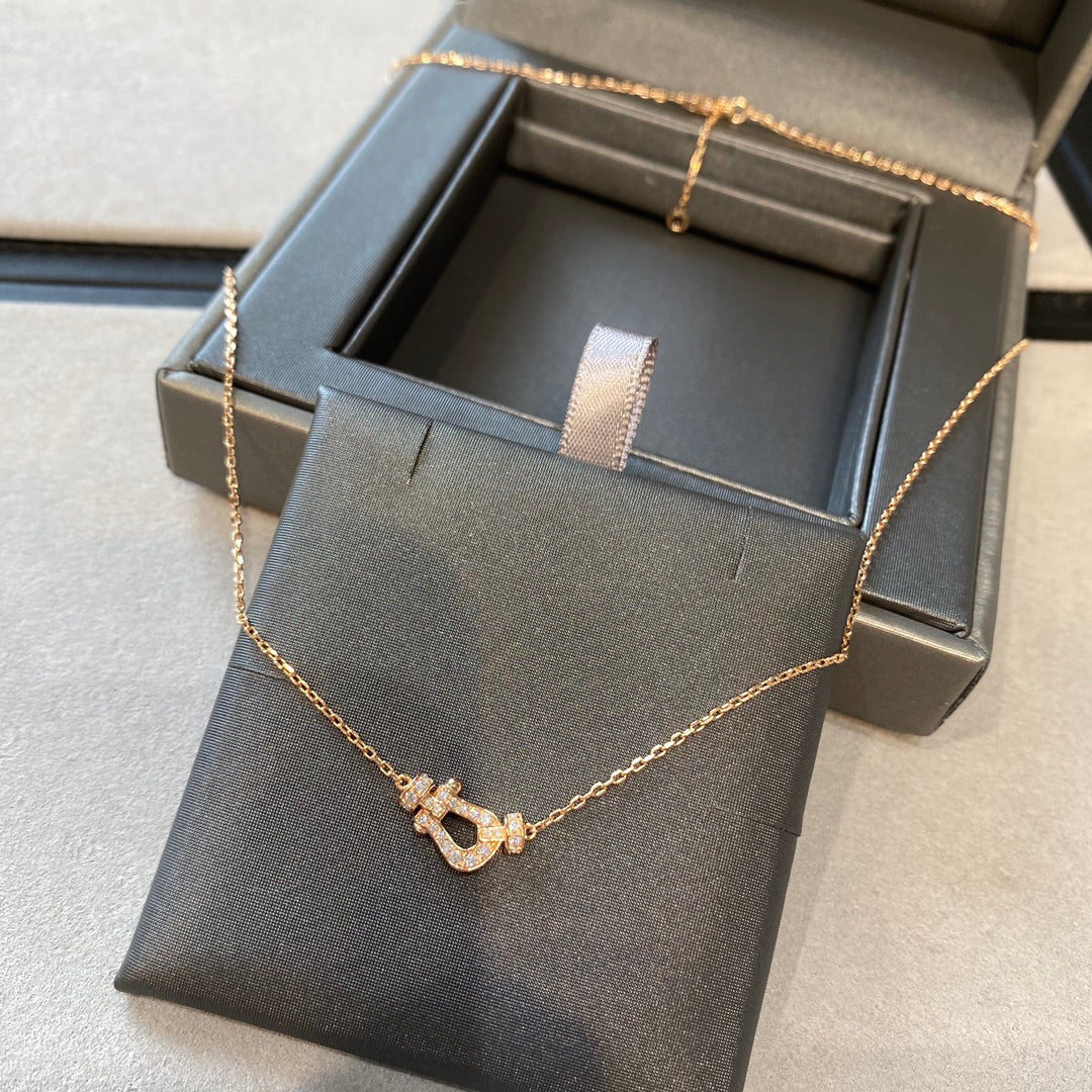 [Clover]FORCE 10 DIAMOND PINK GOLD NECKLACE MINI MODEL