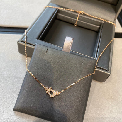 [Clover]FORCE 10 DIAMOND PINK GOLD NECKLACE MINI MODEL
