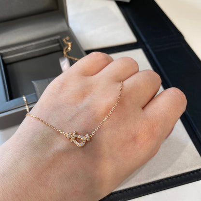[Clover]FORCE 10 DIAMOND PINK GOLD NECKLACE MINI MODEL