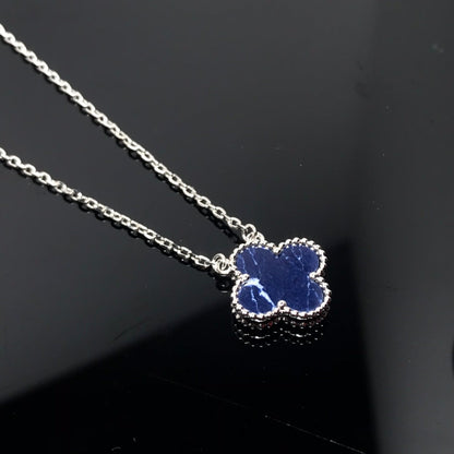 [Clover]CLOVER PIETERSITE SILVER LONG NECKLACE