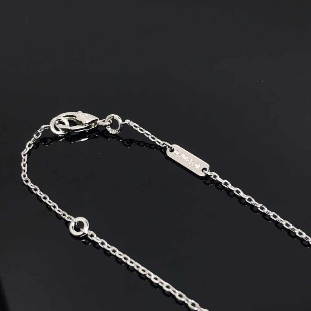 [Clover]CLOVER PIETERSITE SILVER LONG NECKLACE