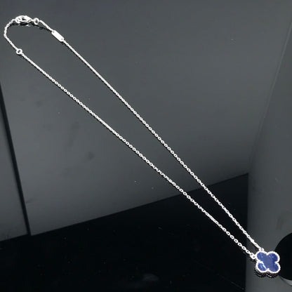 [Clover]CLOVER PIETERSITE SILVER LONG NECKLACE