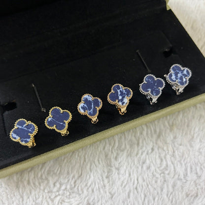 [Clover]CLOVER PIETERSITE MEDIUM STUD EARRINGS