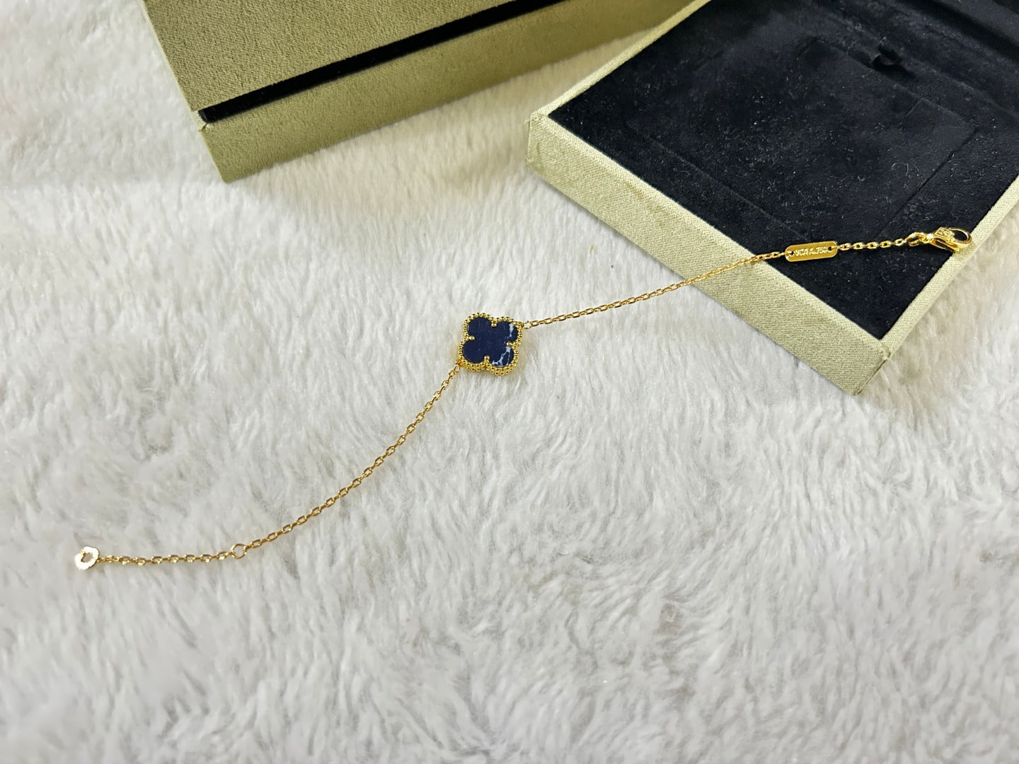 [Clover]CLOVER 1 MOTIF PIETERSITE BRACELET