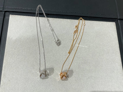 [Clover]LIENS EVIDENCE DIAMOND PAVED NECKLACE