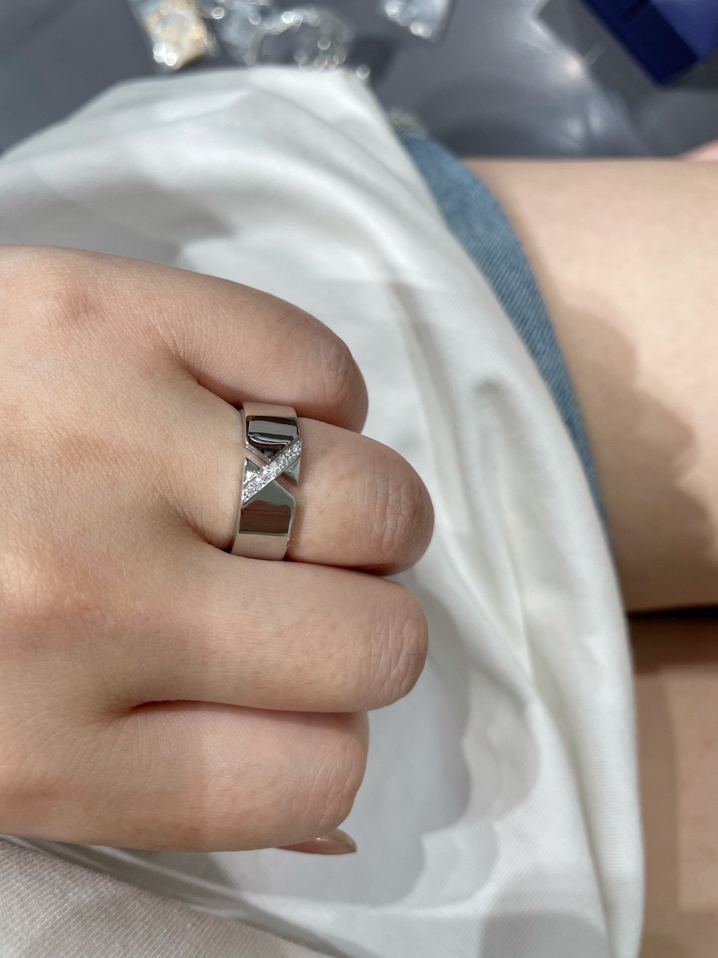 [Clover]LIENS EVIDENCE DIAOMOND RING