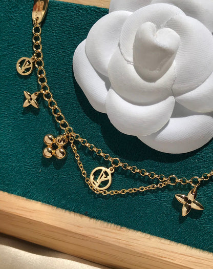 [Clover]BLOOMING PINK GOLD MOP BRACELET