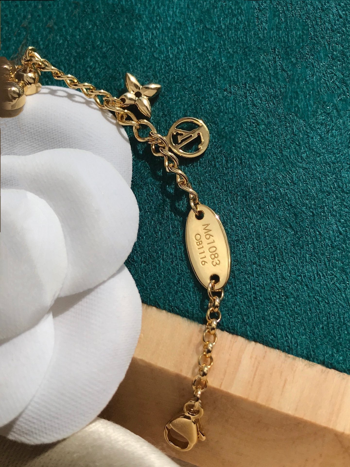 [Clover]BLOOMING PINK GOLD MOP BRACELET