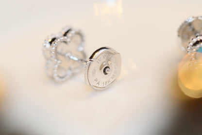 [Clover]CLOVER MINI TURQUOISE SILVER STUD EARRINGS
