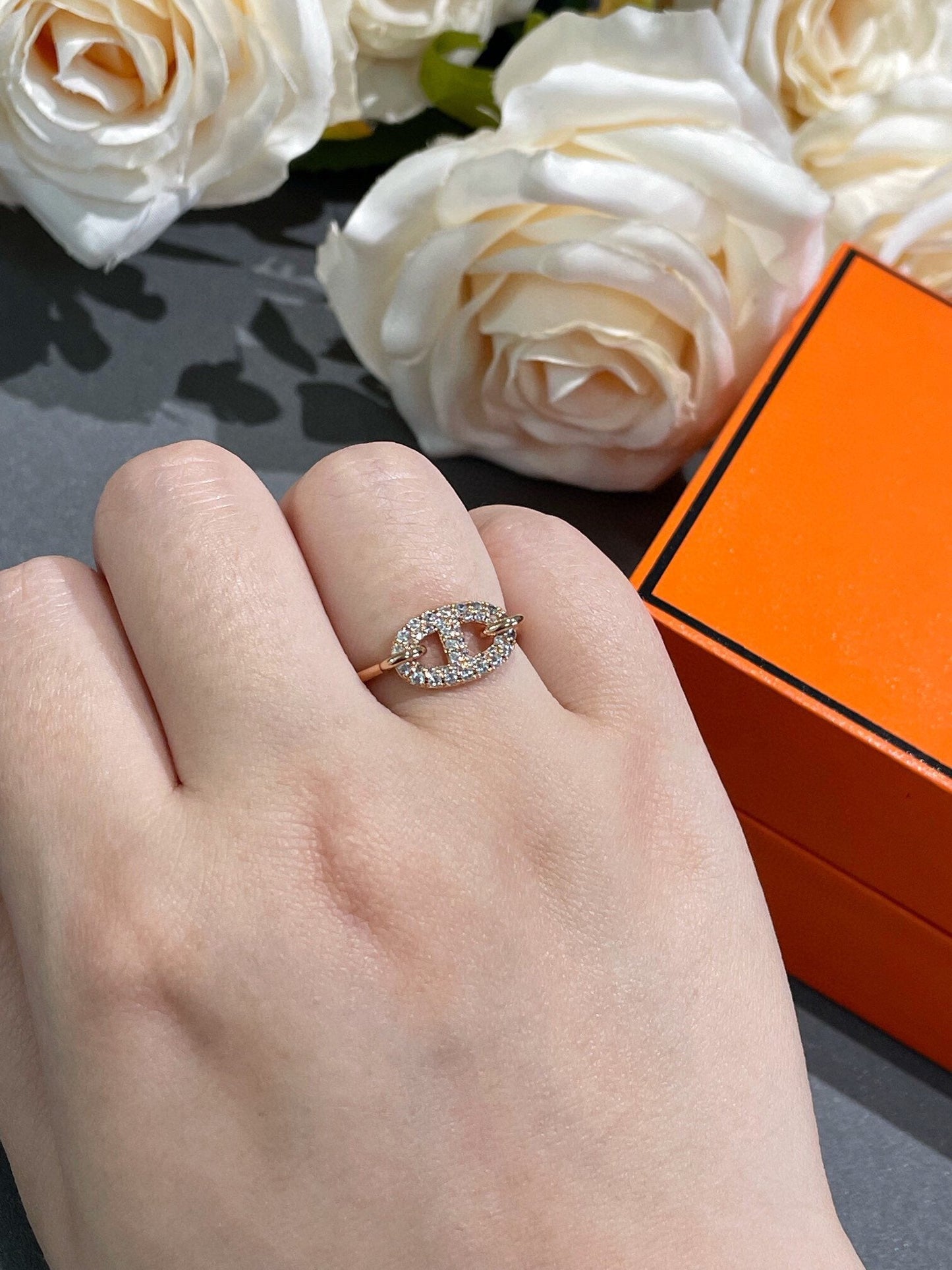 [Clover]RONDE SMALL DIAMOND RING