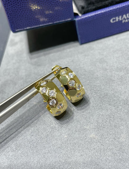 [Clover]BEE LOVE DIAMOND HOOP EARRINGS
