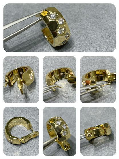 [Clover]BEE LOVE DIAMOND HOOP EARRINGS