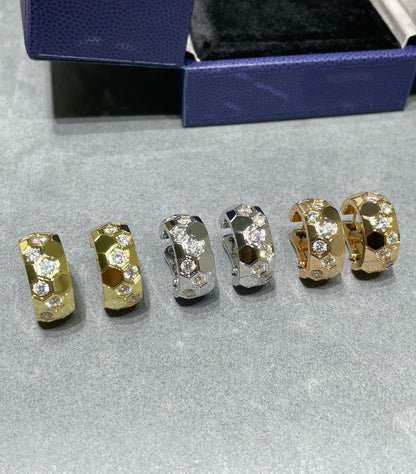 [Clover]BEE LOVE DIAMOND HOOP EARRINGS