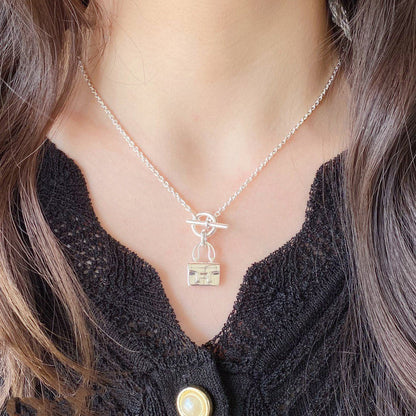 [Clover]CONSTANCE PEDANT SILVER NECKLACE