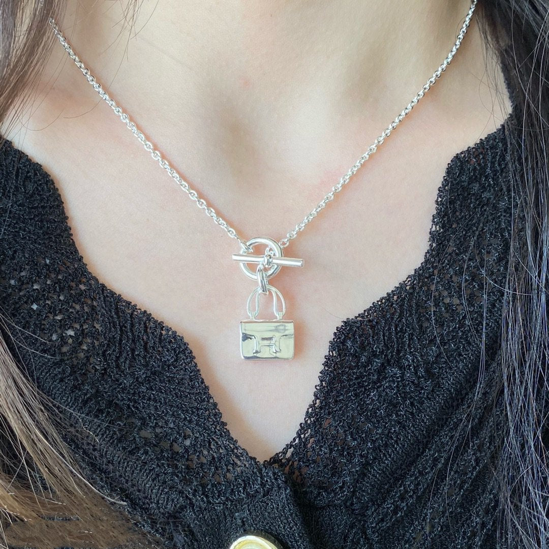 [Clover]CONSTANCE PEDANT SILVER NECKLACE
