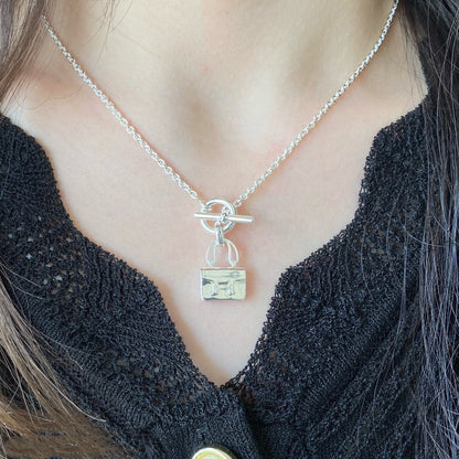 [Clover]CONSTANCE PEDANT SILVER NECKLACE