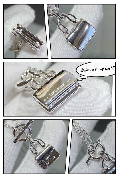 [Clover]CONSTANCE PEDANT SILVER NECKLACE