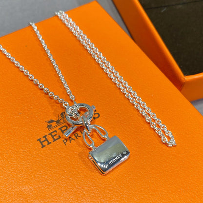 [Clover]CONSTANCE PEDANT SILVER NECKLACE