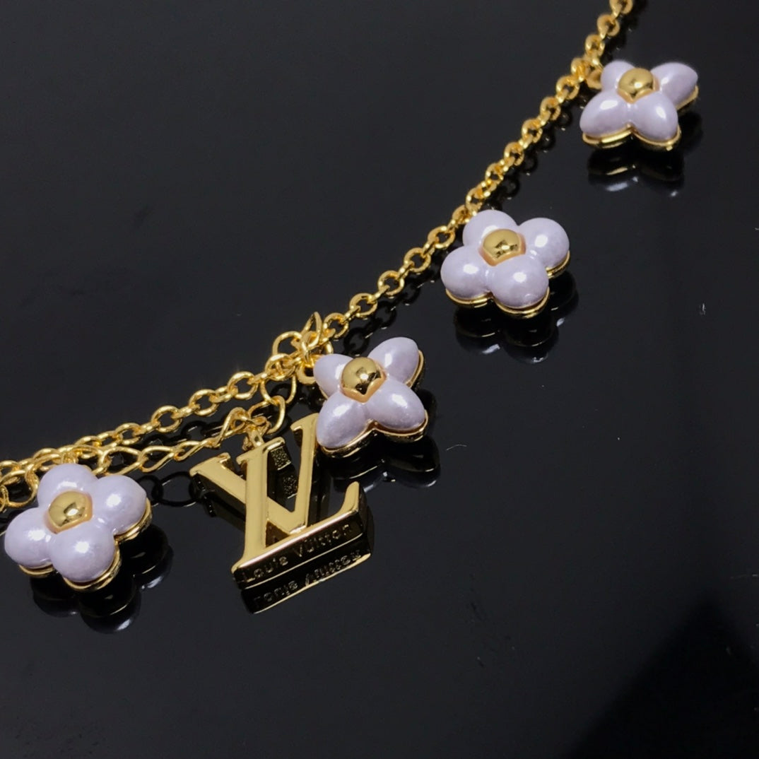 [Clover]LOGO 6 MOTIF STAR AND SUN GOLD BRACELET