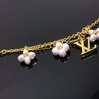 [Clover]LOGO 6 MOTIF STAR AND SUN GOLD BRACELET