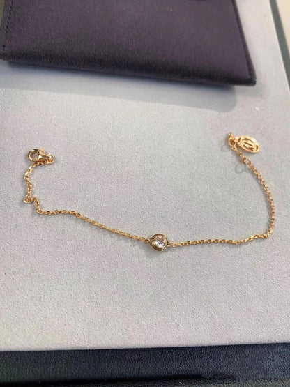 [Clover]DAMOUR DIAMOND LINK BRACELET