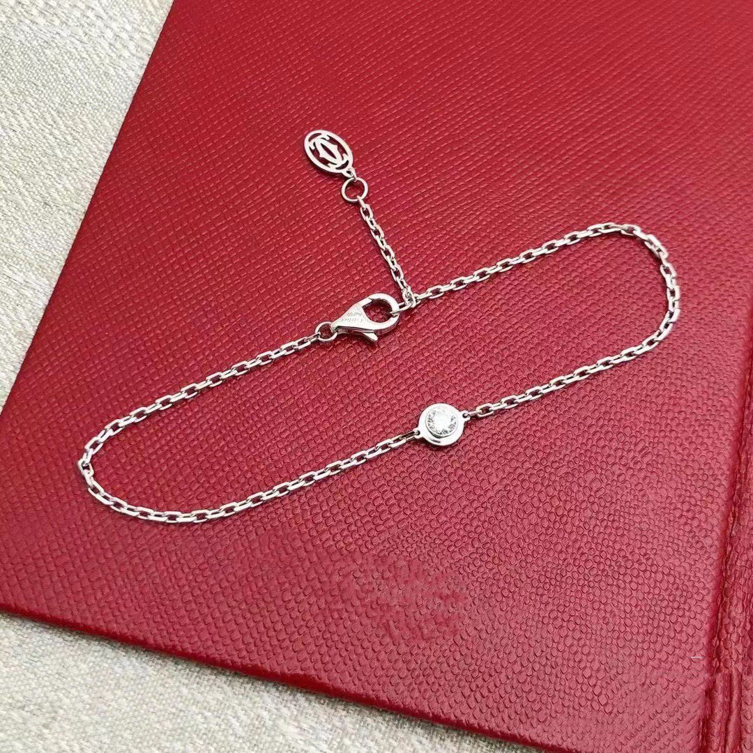 [Clover]DAMOUR DIAMOND LINK BRACELET