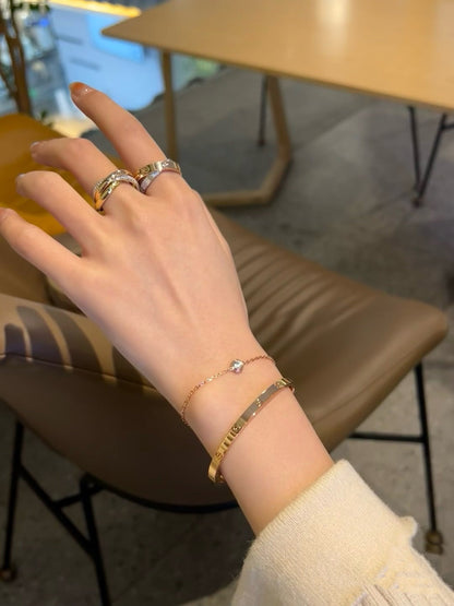 [Clover]DAMOUR DIAMOND LINK BRACELET
