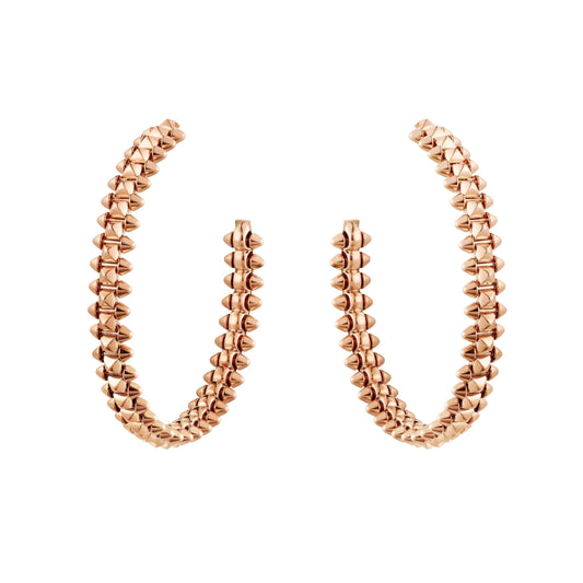 [Clover]CLASH LARGE HOOP EARRINGS