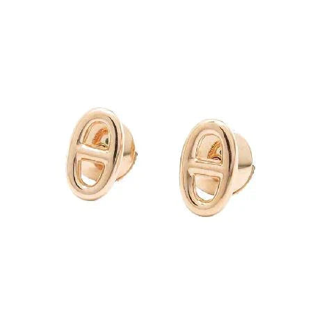 [Clover]CHAINE SMALL EARRINGS GOLD AND SILVER