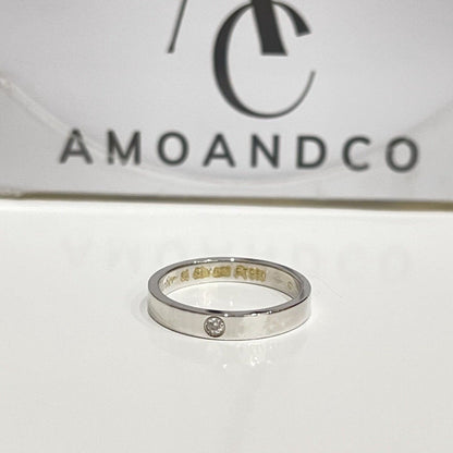 [Clover]LOVE RING 4MM 1 DIAMOND