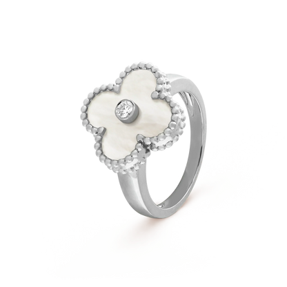 [Clover]CLOVER SILVER MOP DIAMOND RING