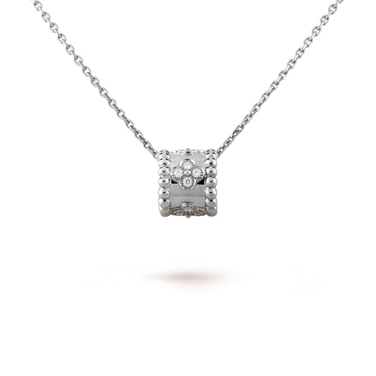 [Clover]PERLEE PEDANT SIVLER DIAMOND NECKLACE