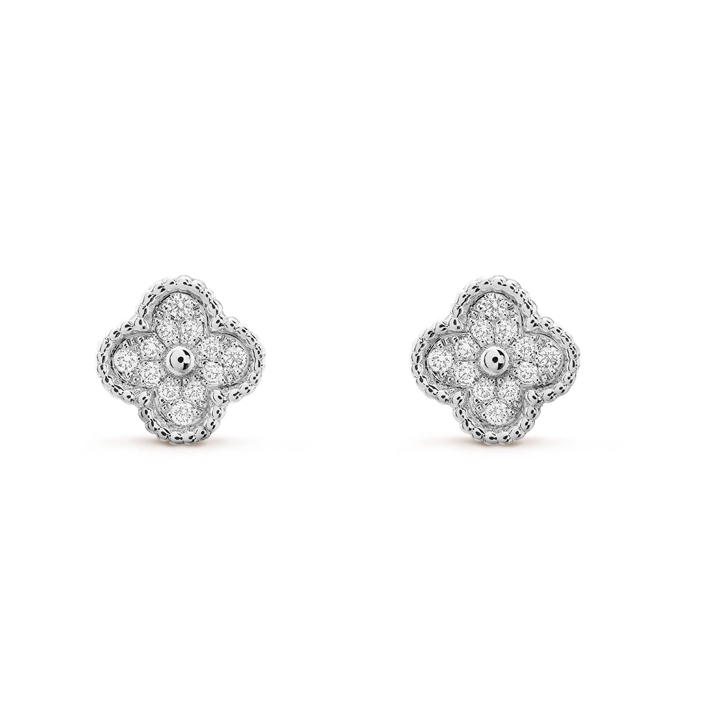 [Clover]CLOVER MINI DIAMOND STUD EARRINGS