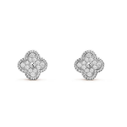 [Clover]CLOVER MINI DIAMOND STUD EARRINGS