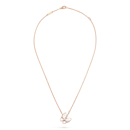 [Clover]BUTTERFLY MOP DIAMOND NECKLACE