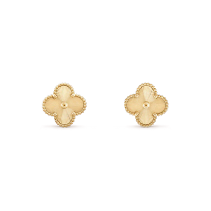 [Clover]CLOVER MINI 9.5MM LASER EARRINGS