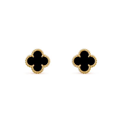 [Clover]CLOVER MINI 9.5MM BLACK MOP EARRINGS