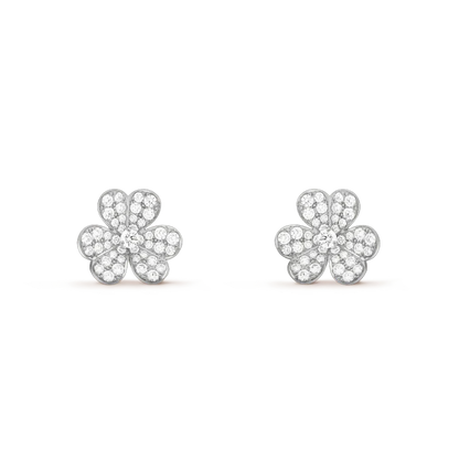 [Clover]CLOVER COMOS DIAMOND EARRINGS SILVER