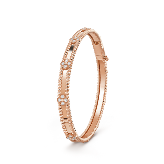 [Clover]CLOVER BRACELET 4MM DIAMONDS