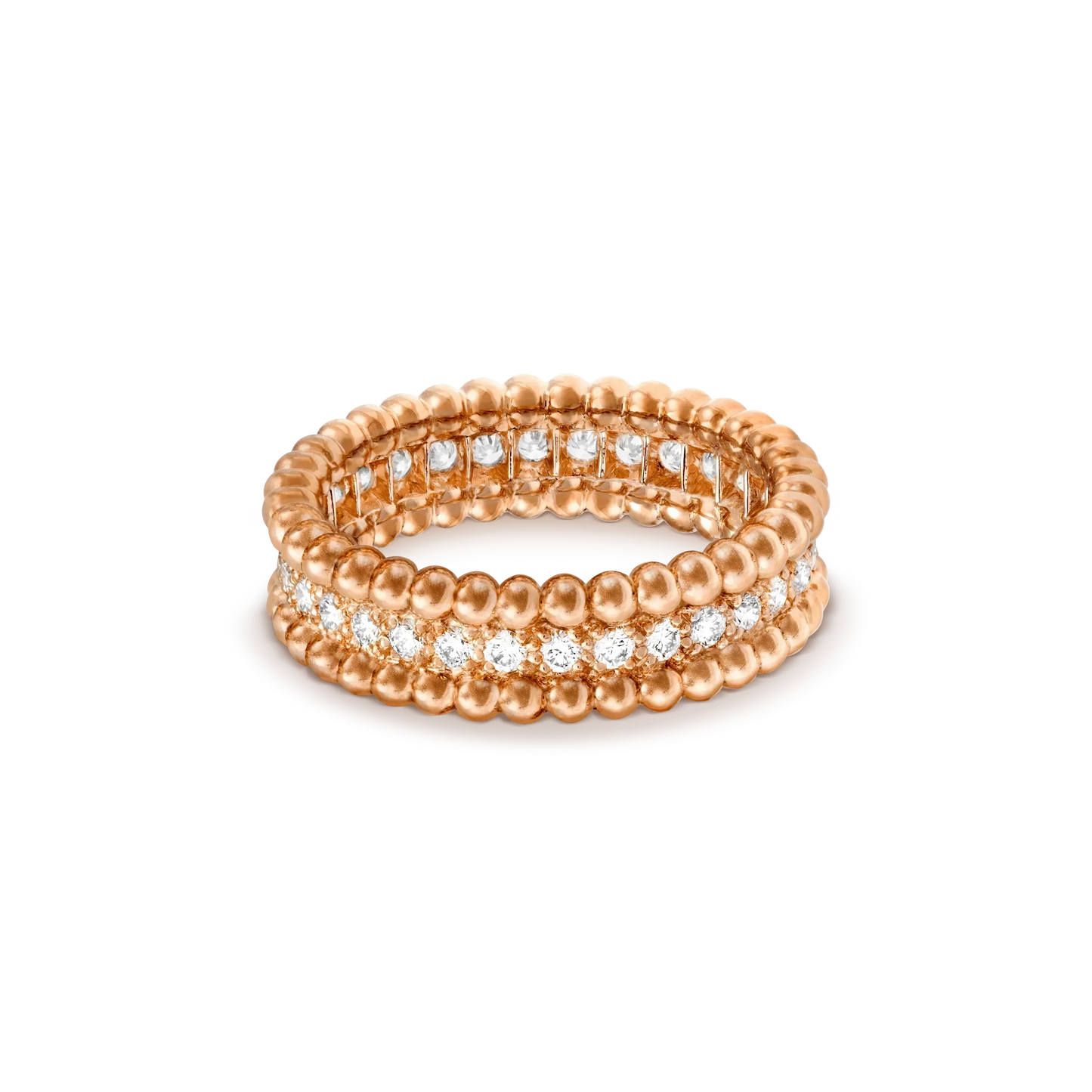 [Clover]PERLEE DIAMOND ROSE GOLD RING