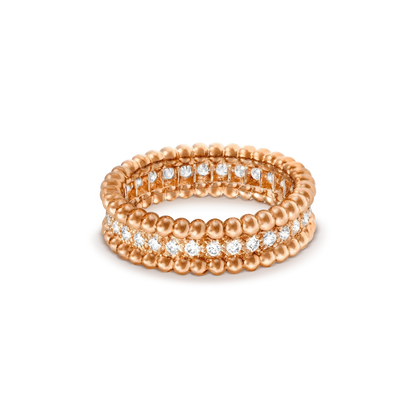 [Clover]PERLEE DIAMOND ROSE GOLD RING