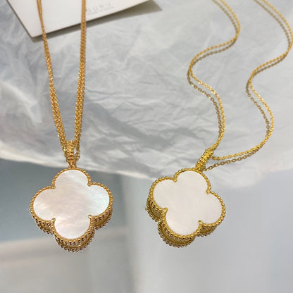 [Clover]CLOVER 25MM MOP LARGE PENDANT NECKLACE