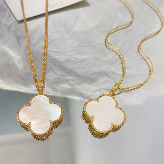 [Clover]CLOVER 25MM MOP LARGE PENDANT NECKLACE
